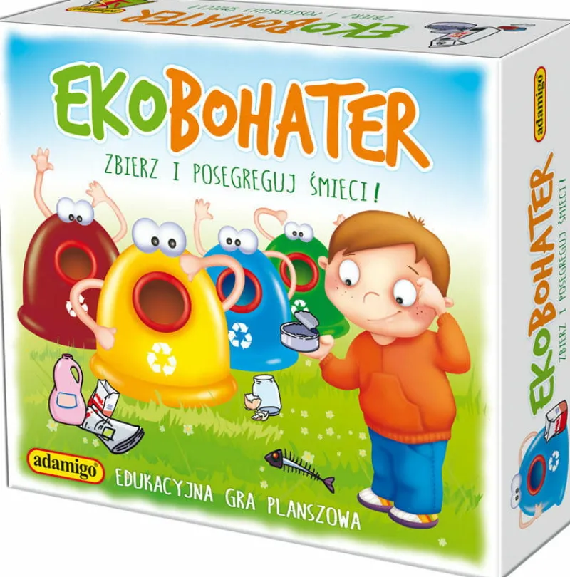 ADAMIGO Ekobohater - edukacyjna gra planszowa