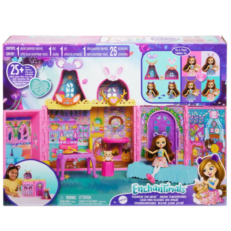 MATTEL Enchantimals Domek przyjaźni HXL53