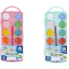 ASTRA Farby akwarelowe pastelowe 12 kolorów - średnica 23,5mm JM 302123002 mix cena za 1 szt