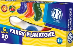 ASTRA Farby plakatowe 6 kolorów