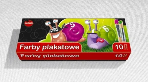 MAJEWSKI Farby plakatowe 10kol 20ml MONA