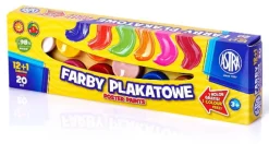 ASTRA Farby plakatowe 12kolorów + 1gratis