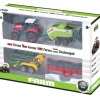 DROMADER Farma zestaw maszyn rolniczych - traktor i kombajn w pudełku p6