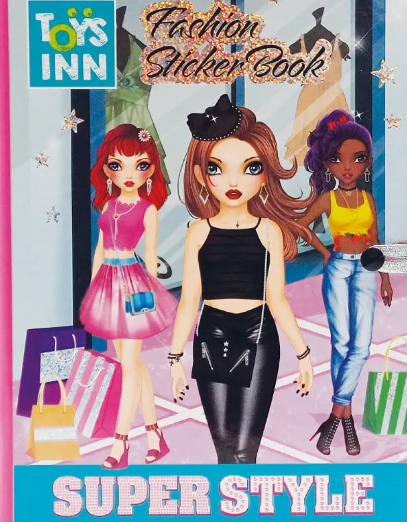 Dzieci STNUX Fashion Sticker Book Kolorowanka z naklejkami Moda 8530