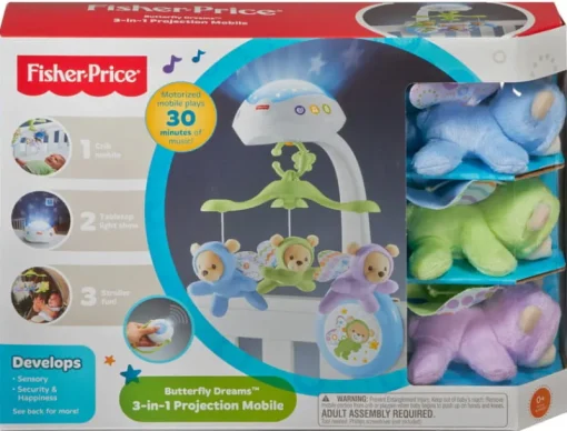 MATTEL Fisher Price Karuzela z misiami