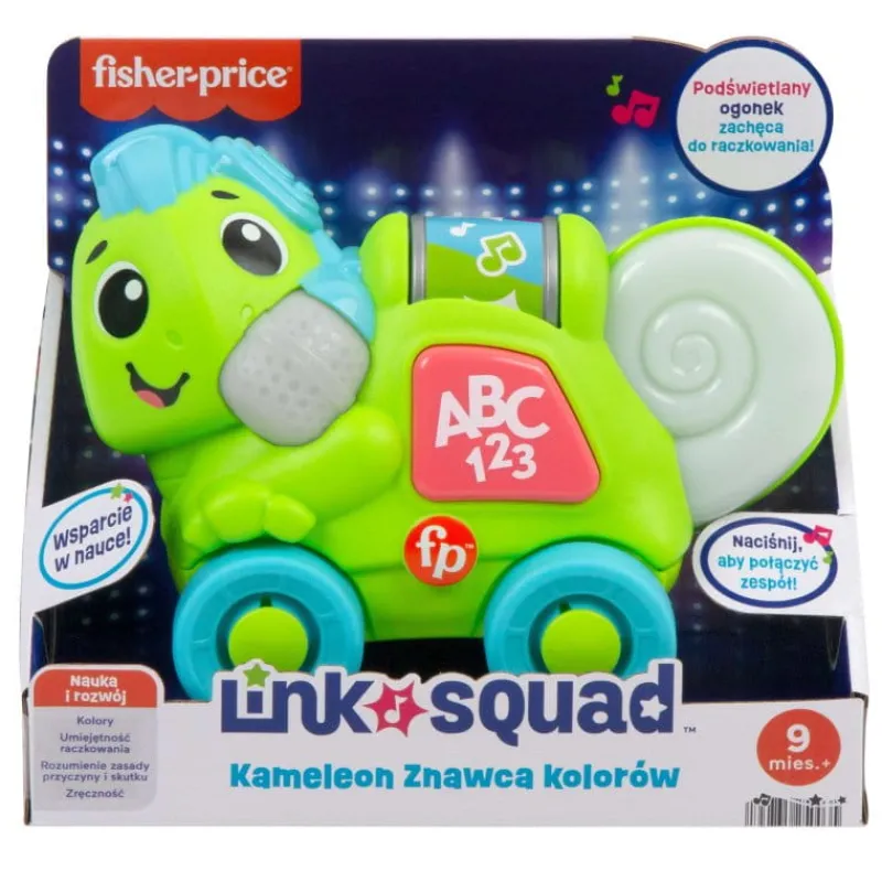 MATTEL Fisher-Price Link Squad Kameleon Znawca kolorów HYL34