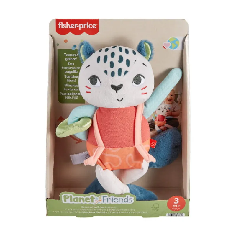 MATTEL Fisher-Price Planet Friends Pantera przytulanka HKD64