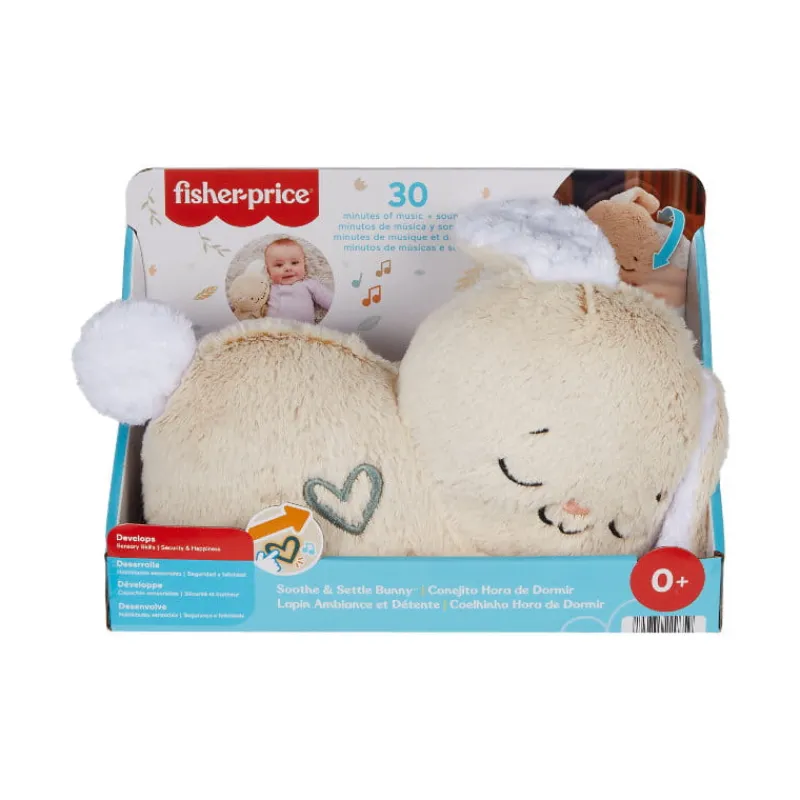 MATTEL Fisher-Price Sensimals Śpiący Króliczek usypiacz uspokajacz HXG97