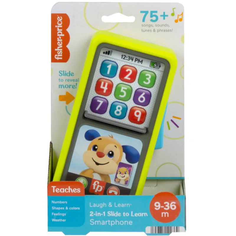 MATTEL Fisher-Price Smartfonik 2w1 Przesuwaj i ucz się telefon HNL43