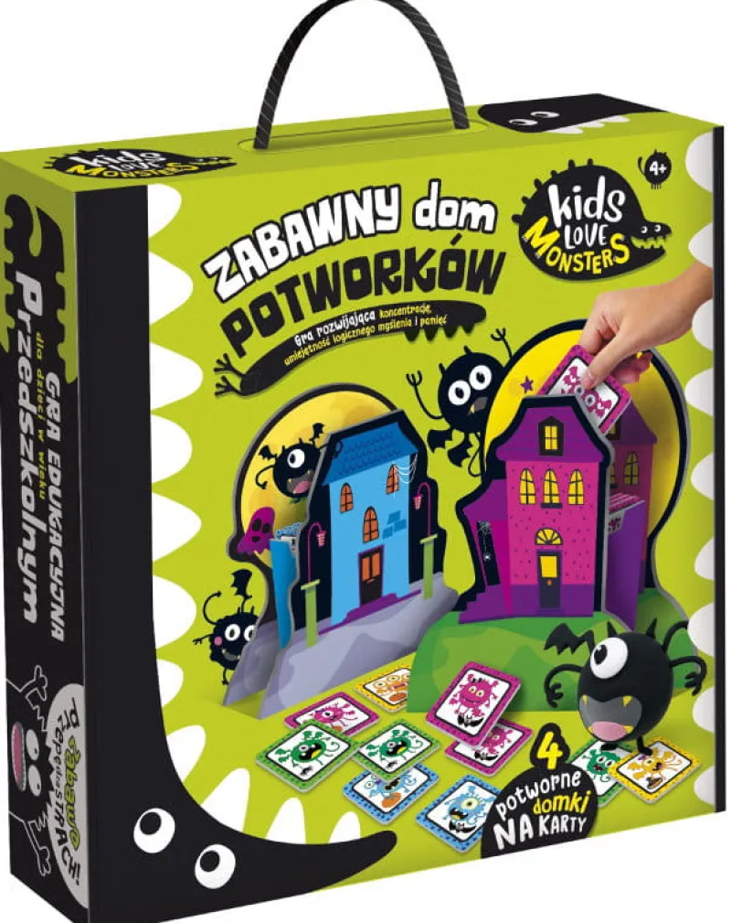 LISCIANI GIOCHI Gra na koncentrację Zabawny dom potworków