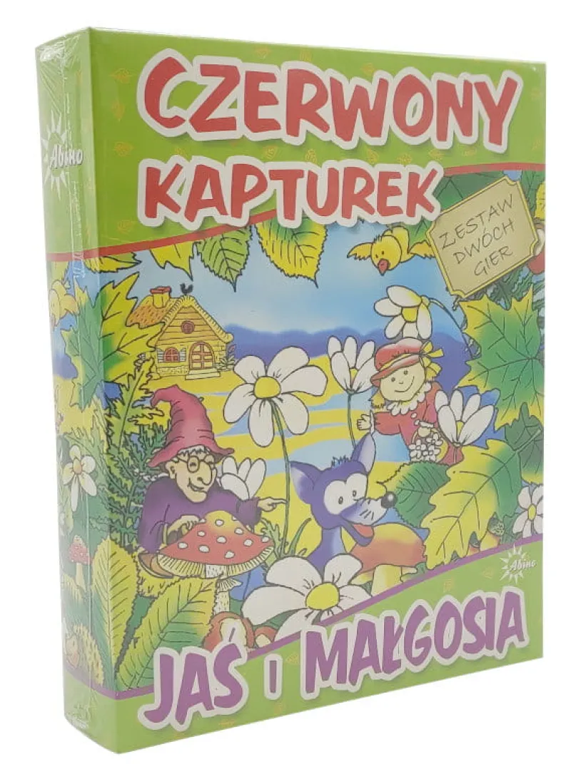 ABINO Gra 2w1 Czerwony kapturek - Jaś i Małgosia