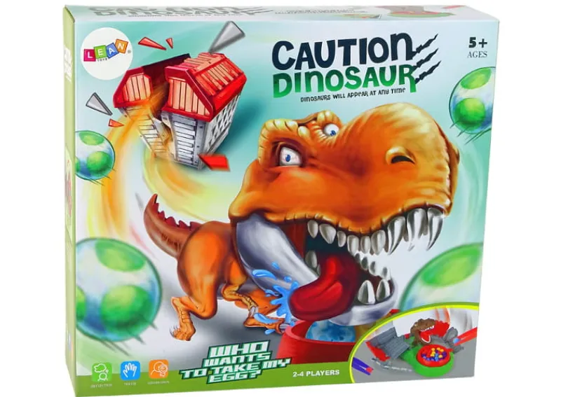INNI Gra zręcznościowa Dinozaur + jaja LeanToys 13278
