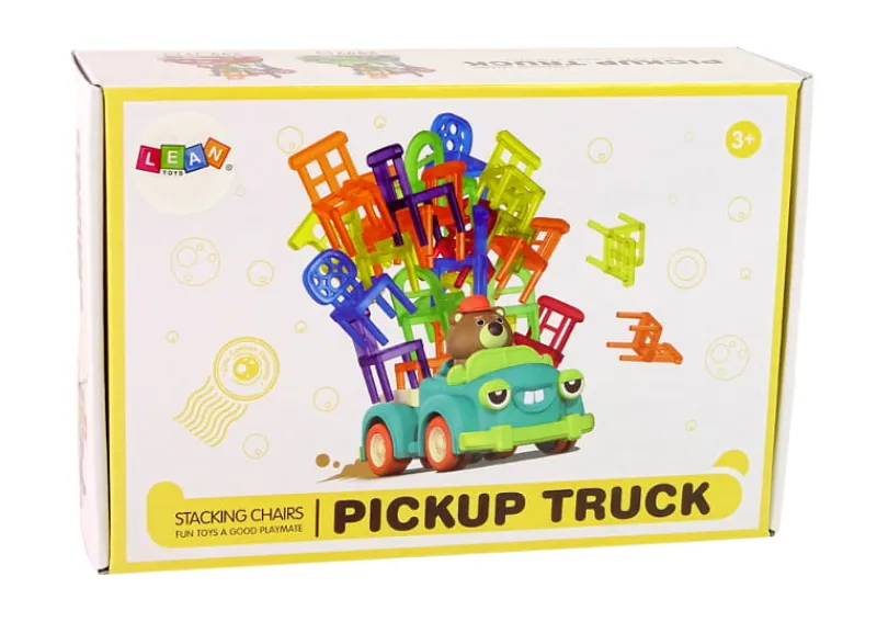 INNI Gra zręcznościowa Spadające krzesła Autko LeanToys 13418