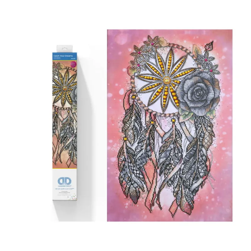 DANTE Haft diamentowy Diamond Dotz Łapacz snów 55x80cm DD12057
