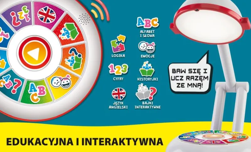 LISCIANI GIOCHI Hi-Tech Moja lampka edukacyjna Lisciani