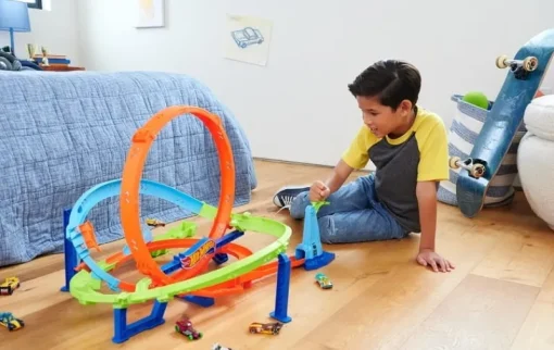 MATTEL Hot Wheels Action Zestaw Zakręcone tornado Loop Cyclone Challenge HTK16