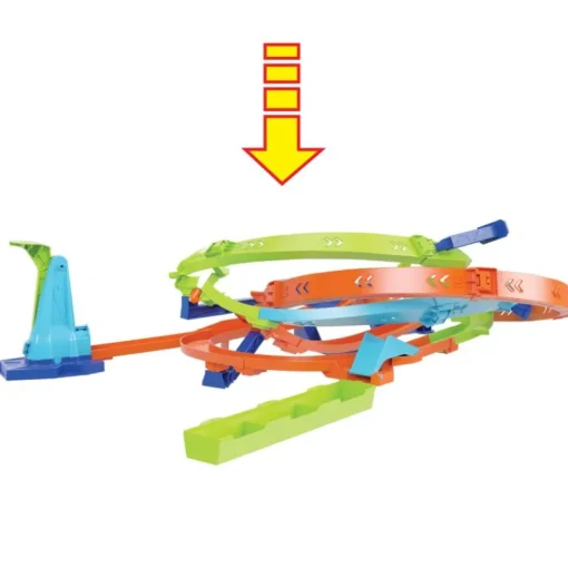 MATTEL Hot Wheels Action Zestaw Zakręcone tornado Loop Cyclone Challenge HTK16