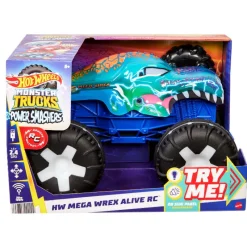 MATTEL Hot Wheels Monster Truck Auto na radio Mega Wrex Alive 1:15 JBD90