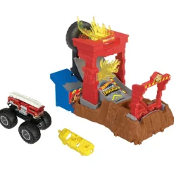 MATTEL Hot Wheels MT Arena Smashers Zestaw 5 ALARM HNB90 HNB87