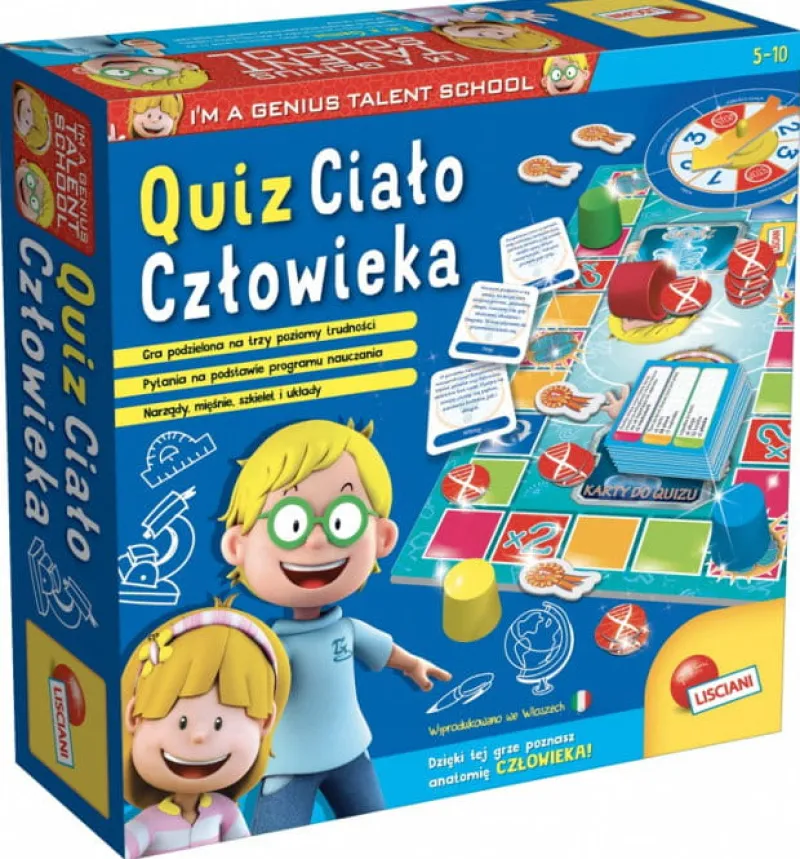 LISCIANI GIOCHI I'm a Genius - Quiz ciało człowieka