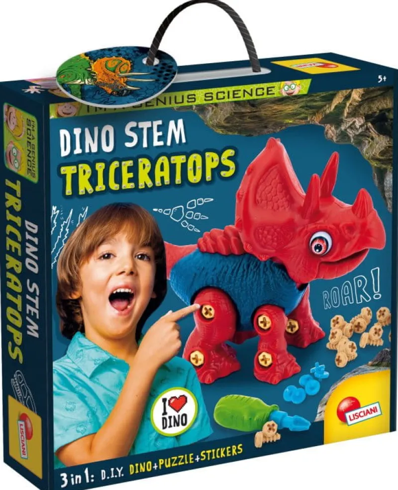 LISCIANI GIOCHI I'm a Genius Mały Geniusz Dino Stem Triceratops 92420 LISCIANI p6