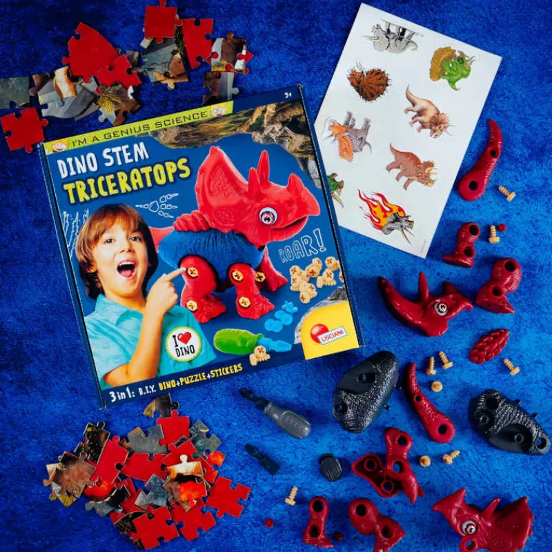 LISCIANI GIOCHI I'm a Genius Mały Geniusz Dino Stem Triceratops 92420 LISCIANI p6