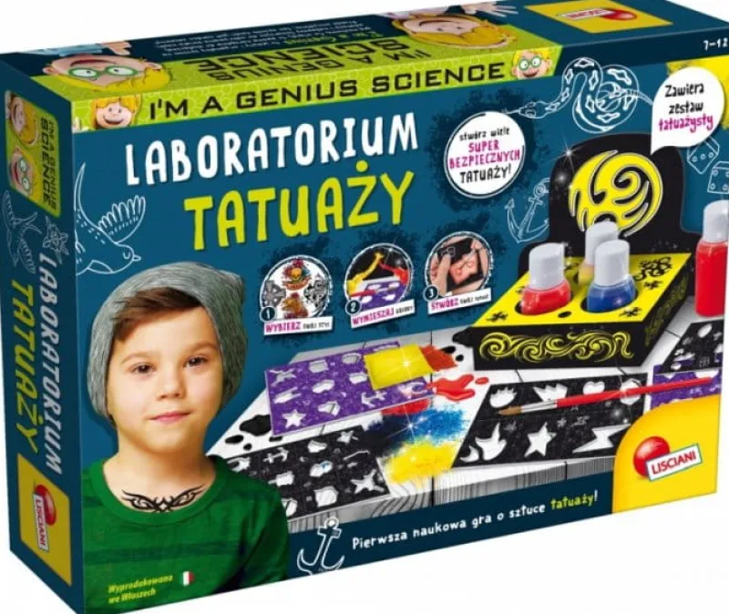 LISCIANI GIOCHI I'm Genius Laboratorium tatuaży - Lisciani