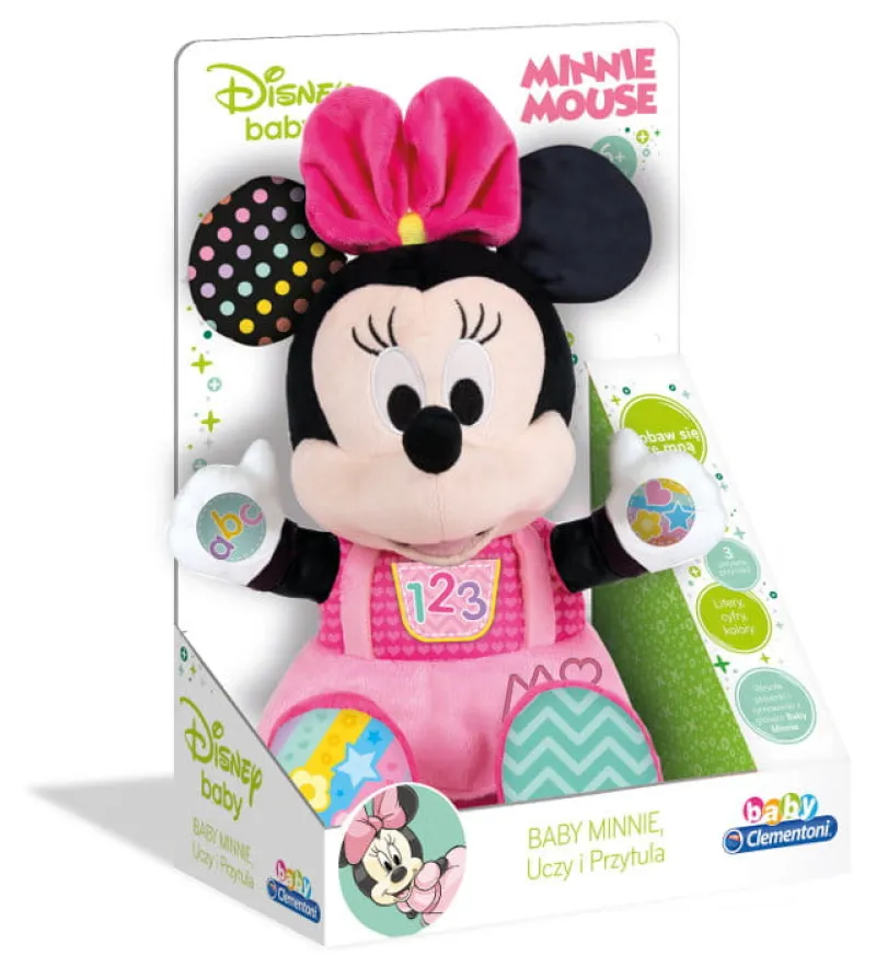 CLEMENTONI Interaktywny pluszak Myszka Minnie 6m+ DISNEY BABY