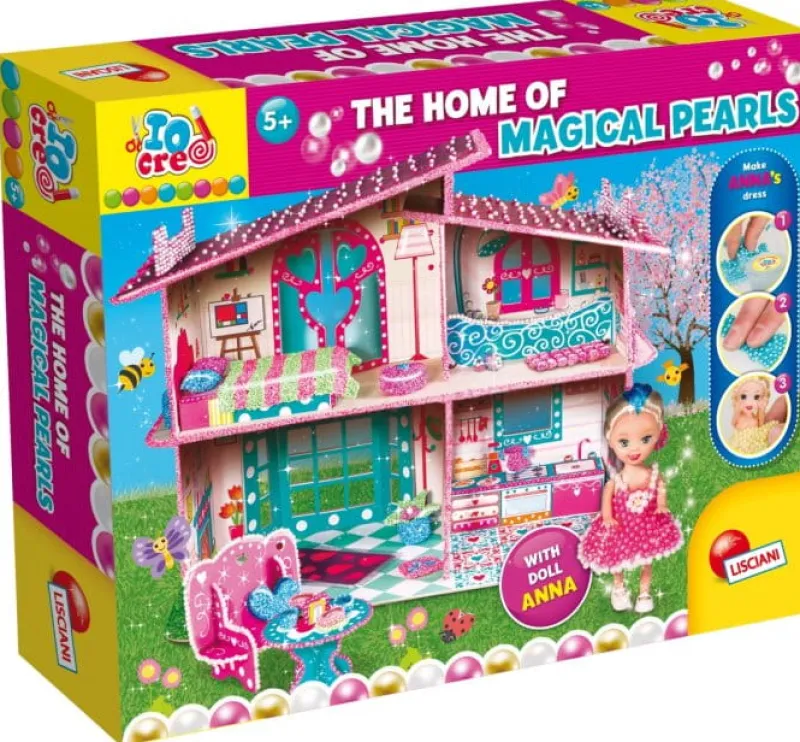 LISCIANI GIOCHI IO creo Magiczny domek z perełkami - LISCIANI