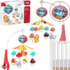 INNI Karuzela do łóżeczka sterowana pilotem czerwona 20465 Lean Toys