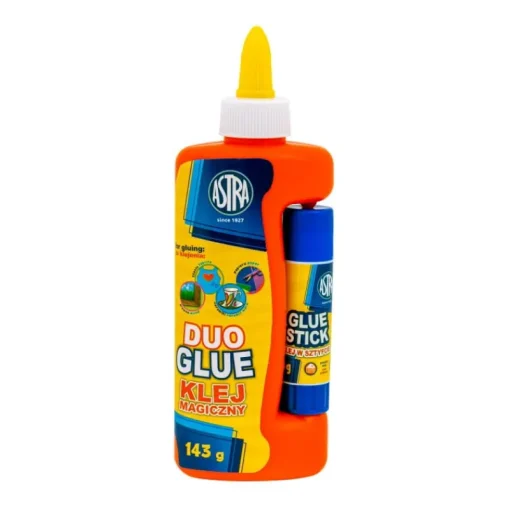 ASTRA Klej magiczny w płynie PVA 143g + klej w sztyfcie 8g 401124002