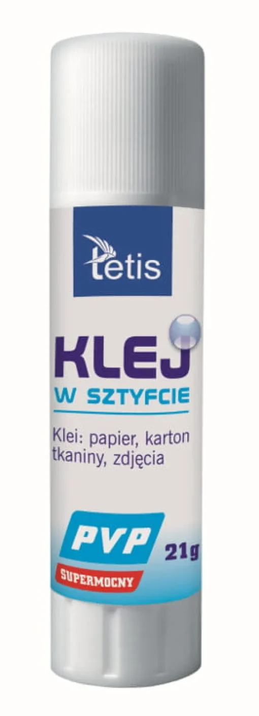 TETIS Klej w sztyfcie 21g PVP p12. / cena za 1szt