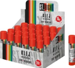 MAJEWSKI Klej w sztyfcie 15g ST.RIGHT p24 cena za 1 sztukę