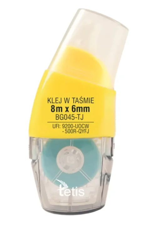 TETIS Klej w taśmie, permanentny 8m/6mm