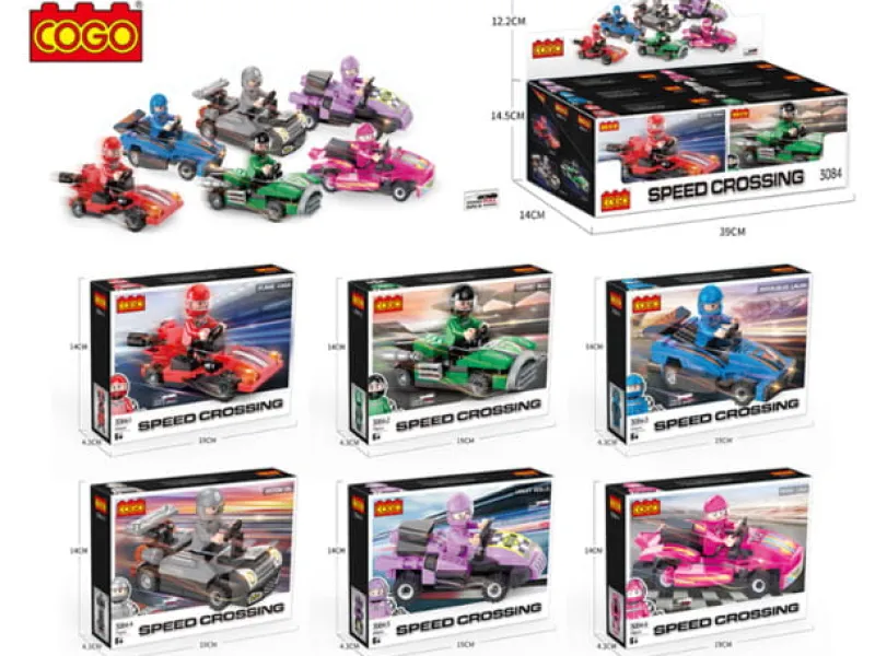 BIGTOYS Klocki auto BKLO9369 MIX cena za 1 szt
