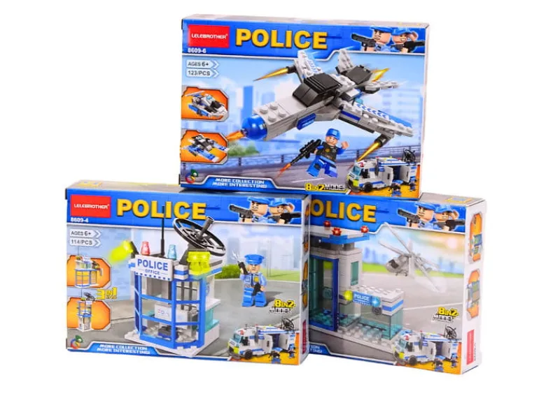 INNI Klocki konstrukcyjne Policja 18302 Lean Toys