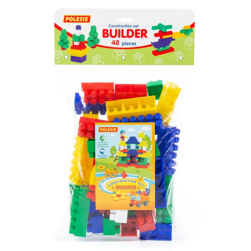 POLESIE Klocki (mały zestaw) - 48 elem. w worku 0316