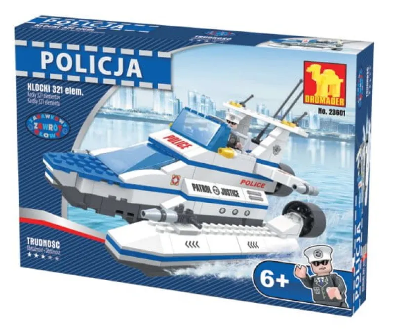 DROMADER Klocki policja 321el 23601