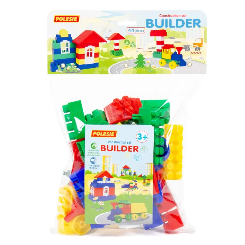 POLESIE Klocki "Budowniczy" Mini - 44 el. MIX 2952