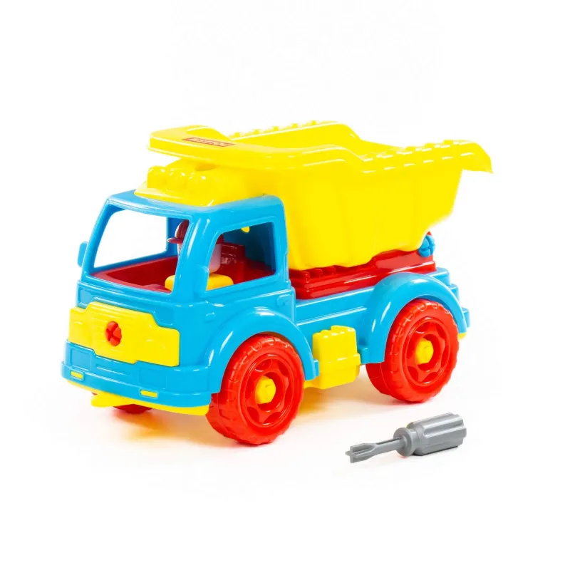 POLESIE Klocki-transport "Samochód-wywrotka" mix 73006