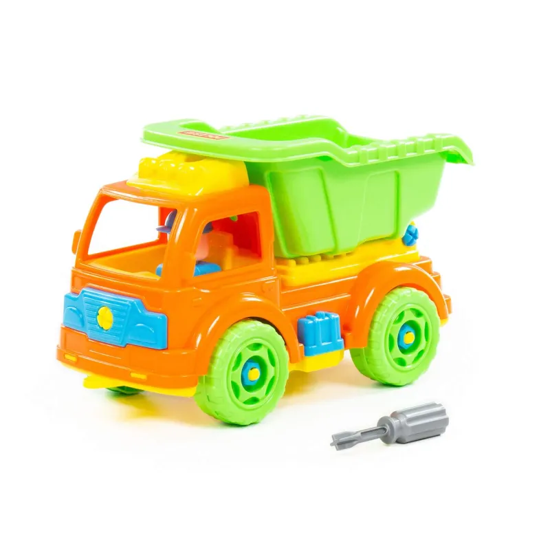 POLESIE Klocki-transport "Samochód-wywrotka" mix 73006