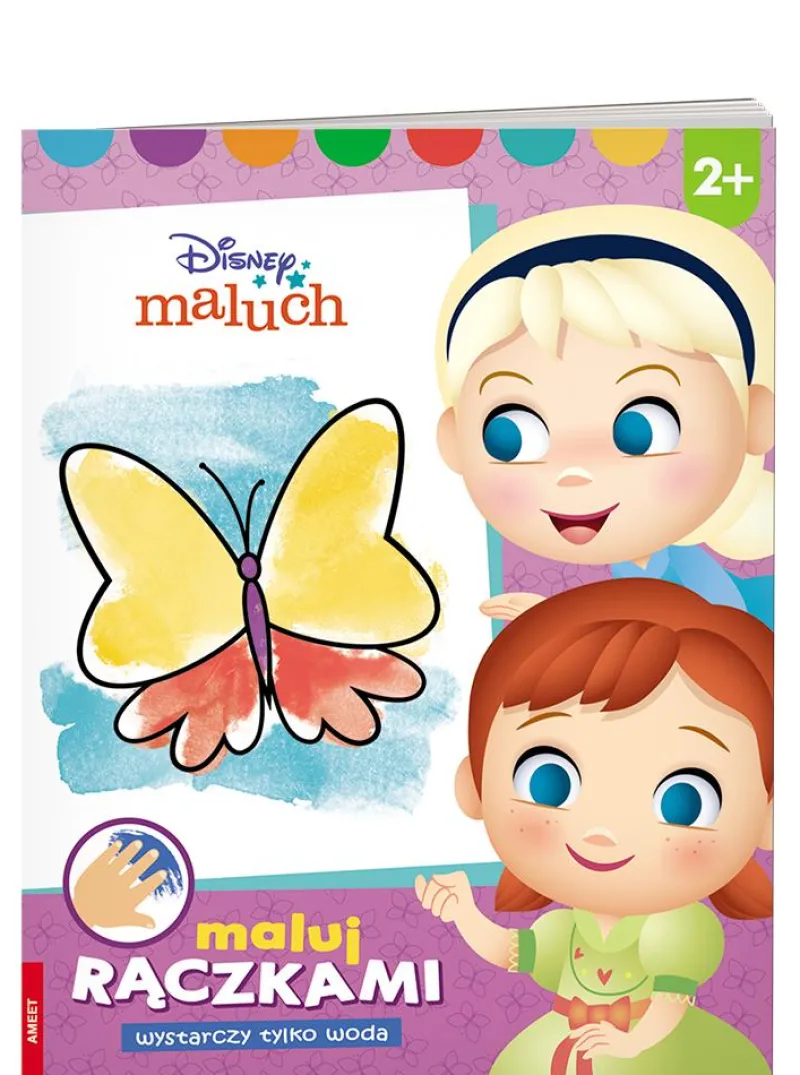 Dzieci AMEET Kolorowanka Disney Maluch. Maluj rączkami MWR-9202
