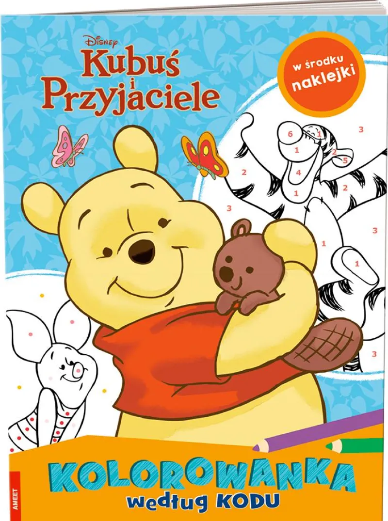 Dzieci AMEET Kolorowanka według kodu. Kubuś i Przyjaciele KKO-9103