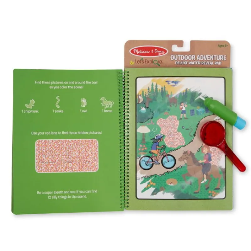 Dzieci MELISSA & DOUG Kolorowanka wodna Water Wow Wakacyjne przygody