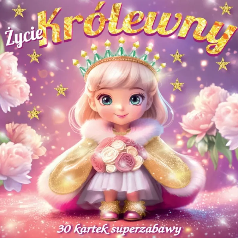 Dzieci Wydawnictwo MD Kolorowanka Życie Królewny 30 kartek superzabawy