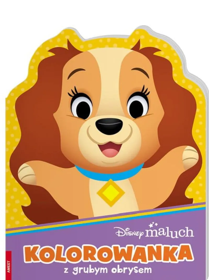 Dzieci AMEET Kolorowanka z grubym obrysem. Disney Maluch GR-9201