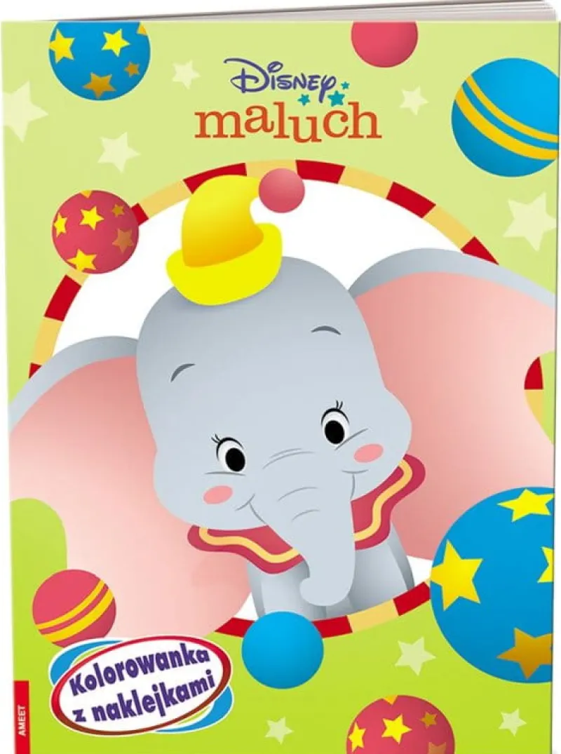 Dzieci AMEET Kolorowanka z naklejkami. Disney Maluch NA-9207