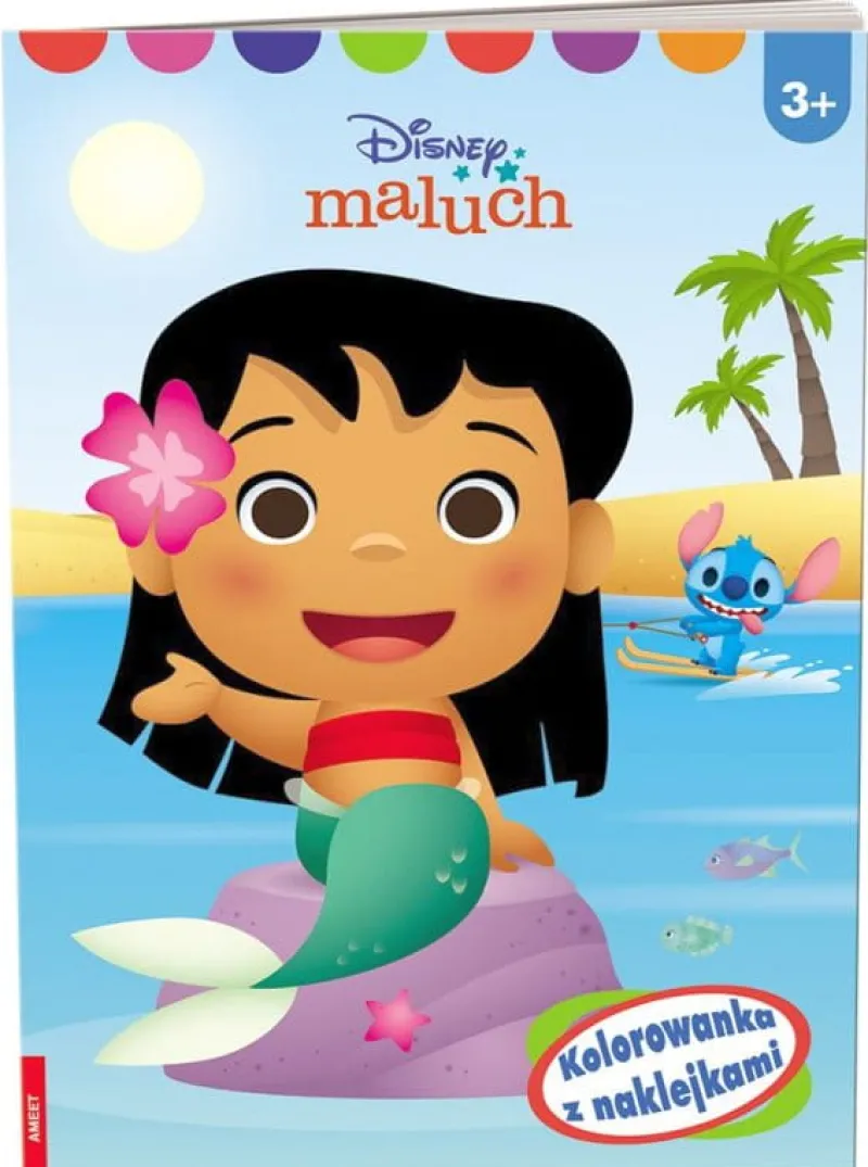 Dzieci AMEET Kolorowanka z naklejkami Disney Maluch NA-9206