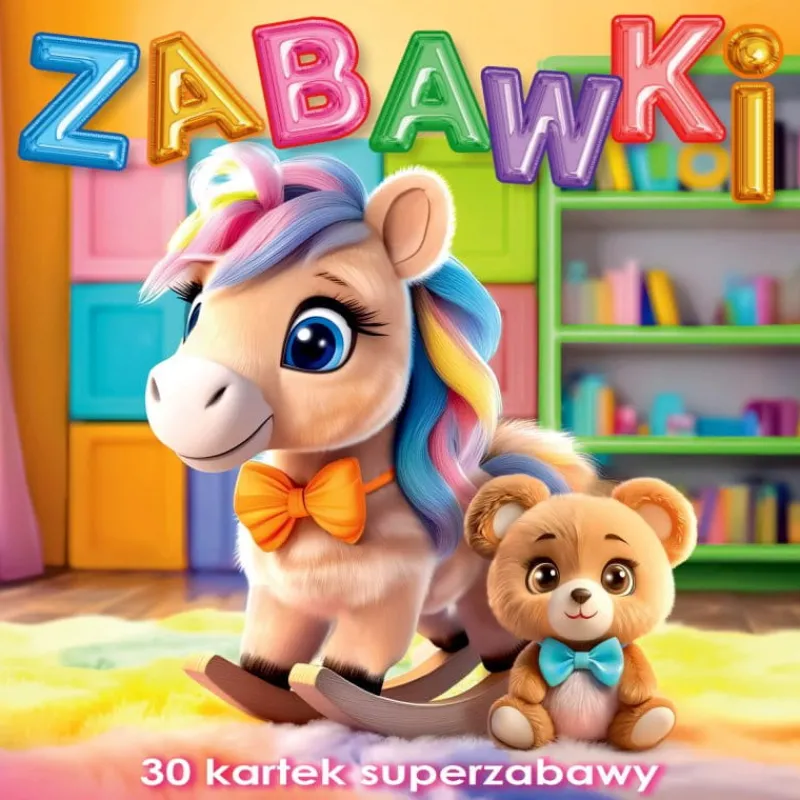 Dzieci Wydawnictwo MD Kolorowanka Zabawki 30 kartek superzabawy