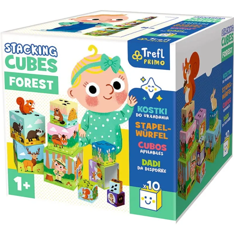 TREFL Kostki do układania - Las 61796 Primo